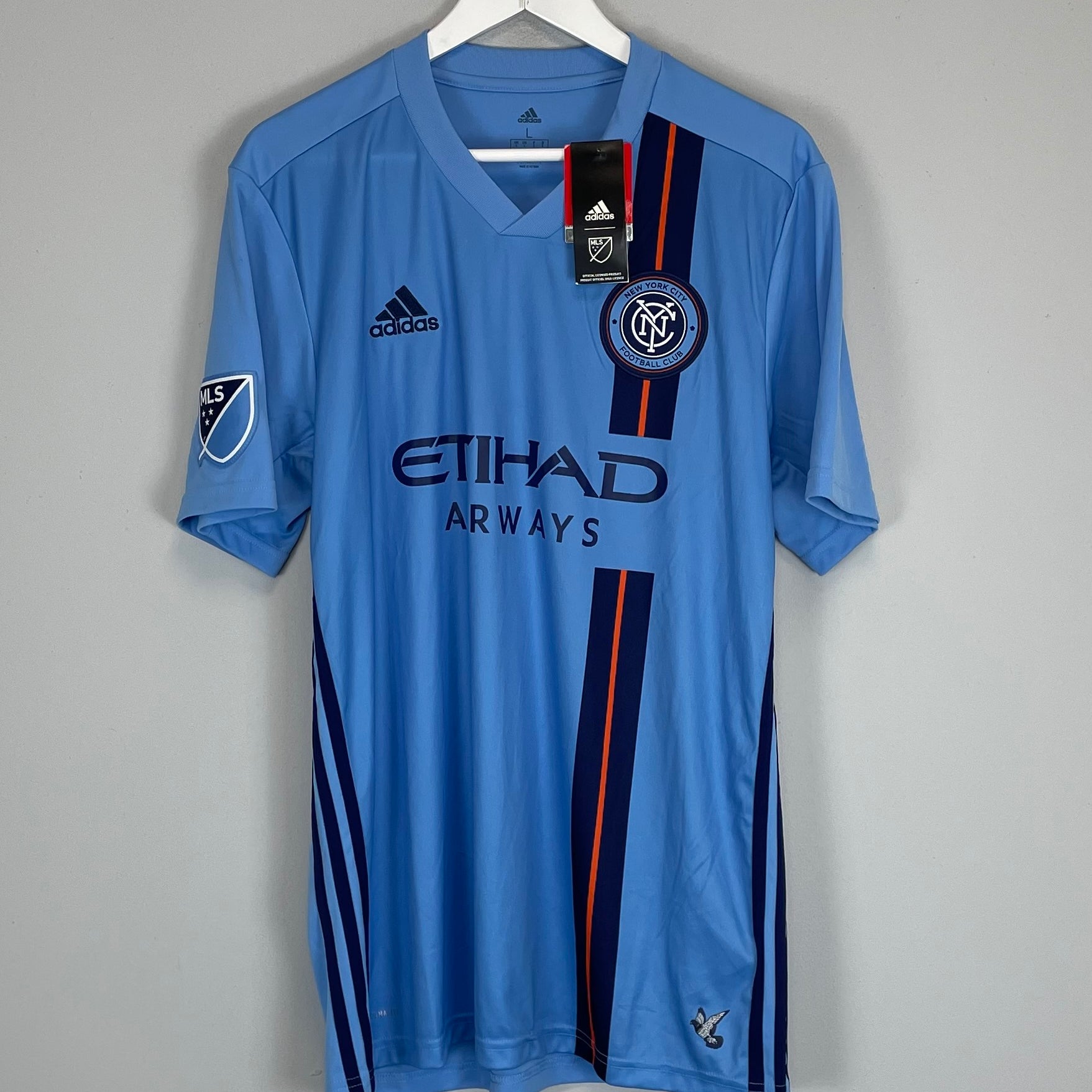 Shop 2019/20 NEW YORK CITY *BNWT* HOME SHIRT (L) ADIDAS, classic football shirts, vintage football shirts & retro soccer jerseys at Cult Kits