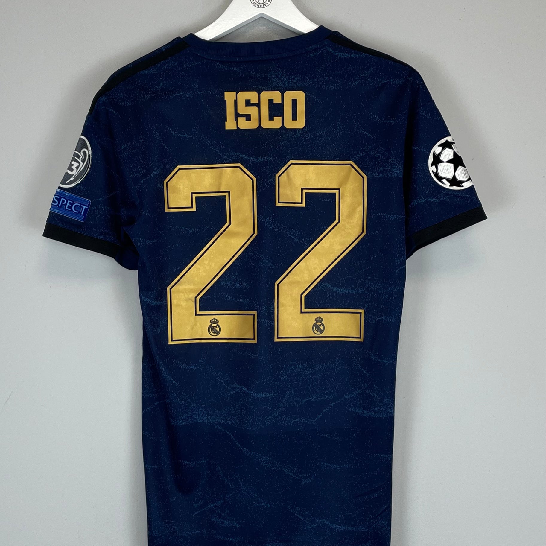 Shop 2019/20 REAL MADRID ISCO #22 C/L AWAY SHIRT (S) ADIDAS, classic football shirts, vintage football shirts & retro soccer jerseys at Cult Kits