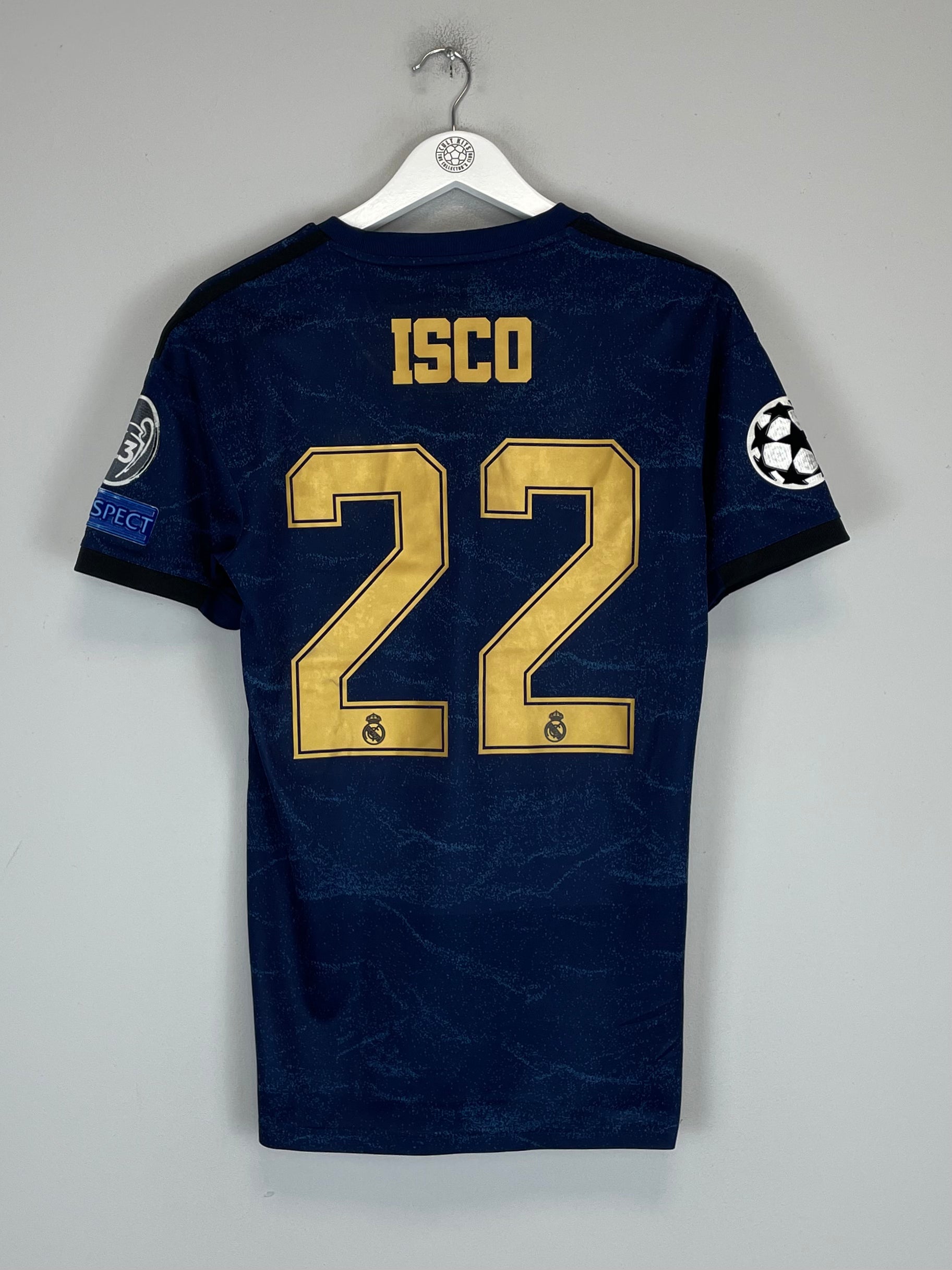 2019/20 REAL MADRID ISCO #22 C/L AWAY SHIRT (S) ADIDAS CLASSIC FOOTBALL SHIRTS