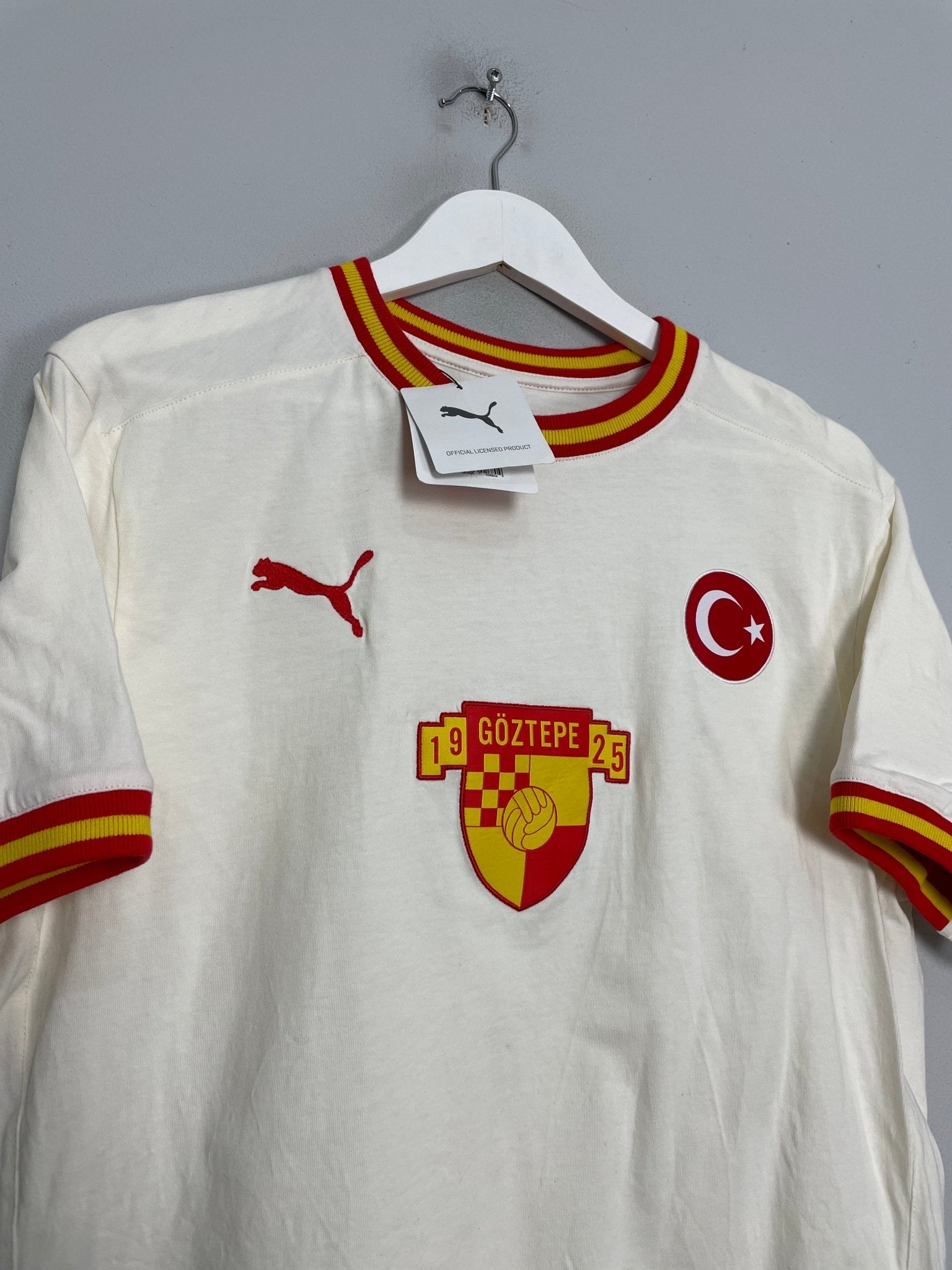 Shop 2020 GOZTEPE *BNWT* SPECIAL EDITION GURSEL AKSEL STADIUM SHIRT (L) PUMA, classic football shirts, vintage football shirts & retro soccer jerseys at Cult Kits