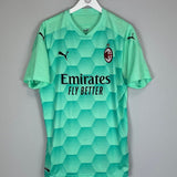 2020/21 AC MILAN GK SHIRT (XL) PUMA - Cult Kits - XL - Buy Vintage Football Shirts, Authentic Retro Football Shirts For Sale, Classic Football Shirts & Soccer Jersey