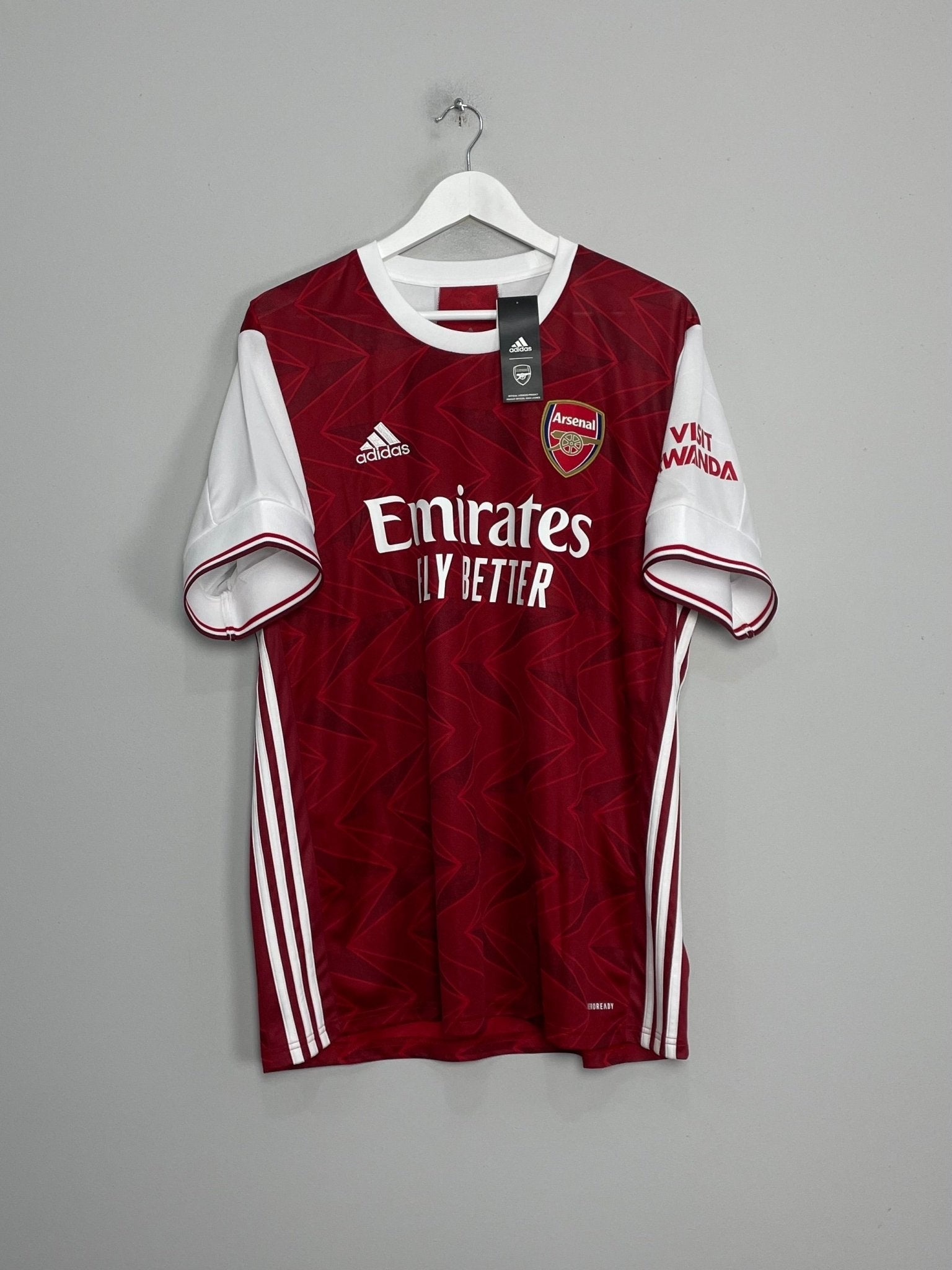 Shop 2020/21 ARSENAL *BNWT* HOME SHIRT (XL) ADIDAS, classic football shirts, vintage football shirts & retro soccer jerseys at Cult Kits