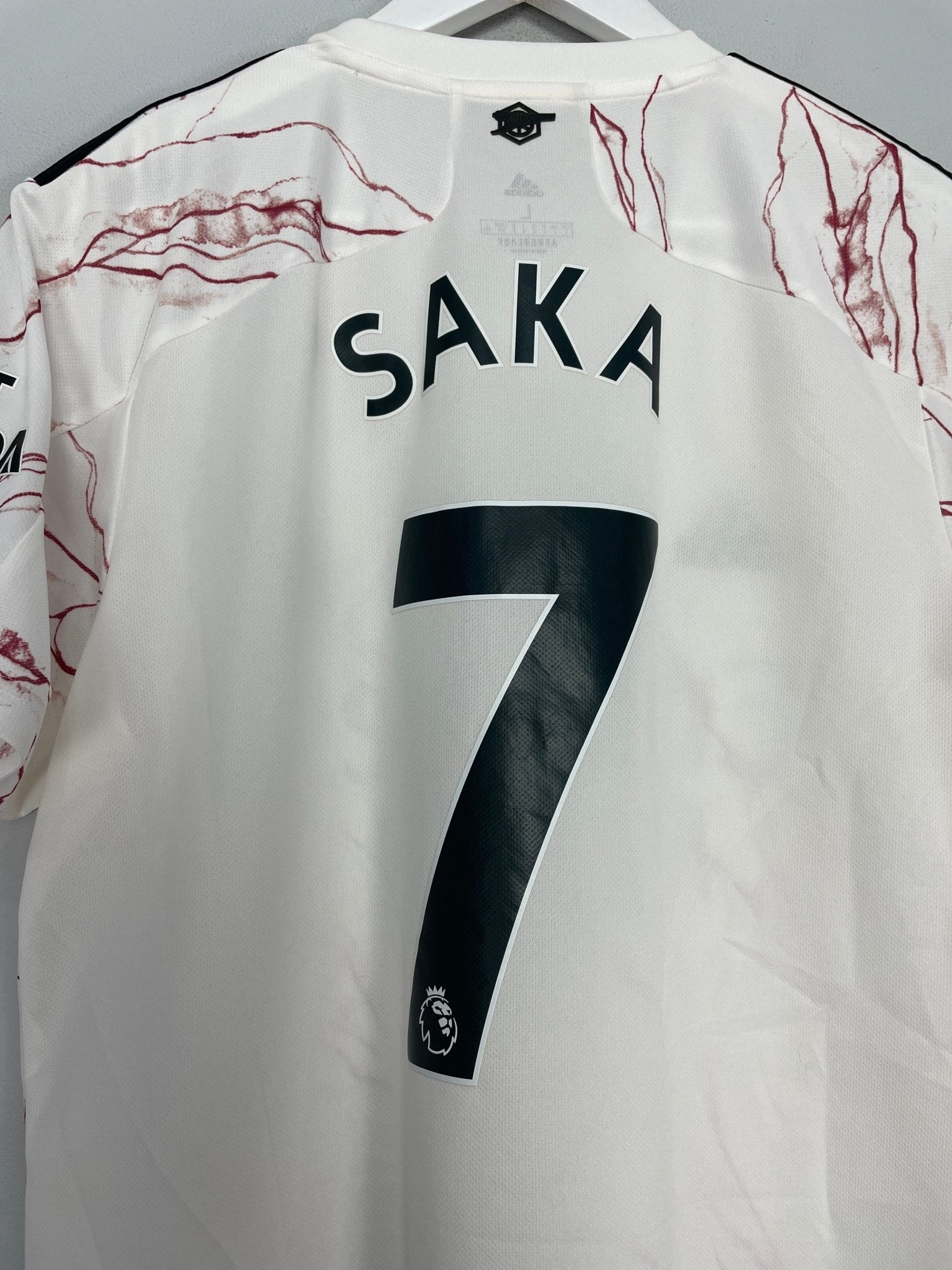 Shop 2020/21 ARSENAL SAKA #7 AWAY SHIRT (L) ADIDAS, classic football shirts, vintage football shirts & retro soccer jerseys at Cult Kits