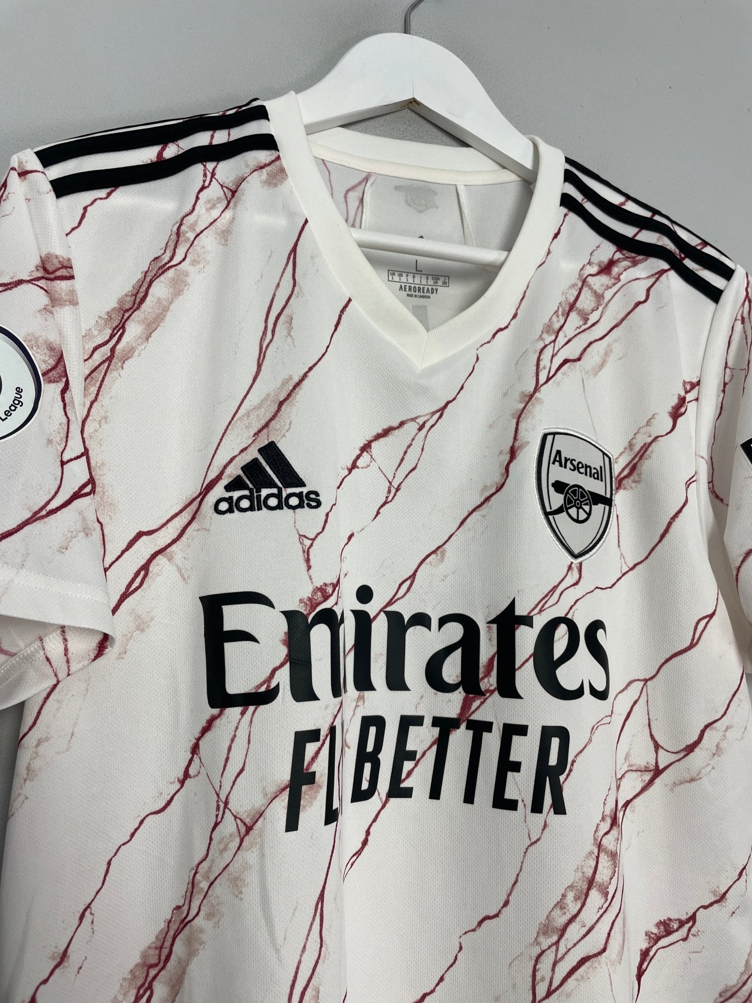 Shop 2020/21 ARSENAL SAKA #7 AWAY SHIRT (L) ADIDAS, classic football shirts, vintage football shirts & retro soccer jerseys at Cult Kits