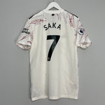 Shop 2020/21 ARSENAL SAKA #7 AWAY SHIRT (L) ADIDAS, classic football shirts, vintage football shirts & retro soccer jerseys at Cult Kits