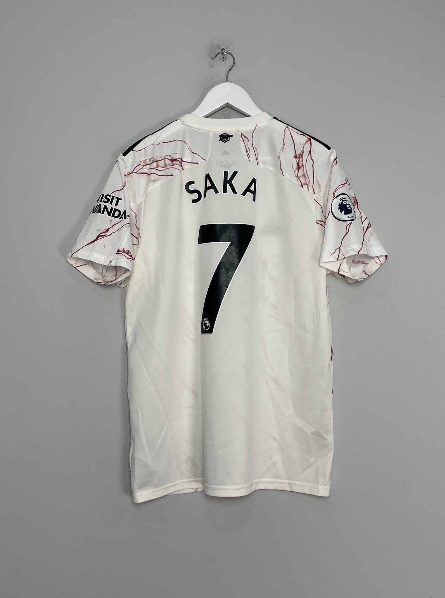 Shop 2020/21 ARSENAL SAKA #7 AWAY SHIRT (L) ADIDAS, classic football shirts, vintage football shirts & retro soccer jerseys at Cult Kits