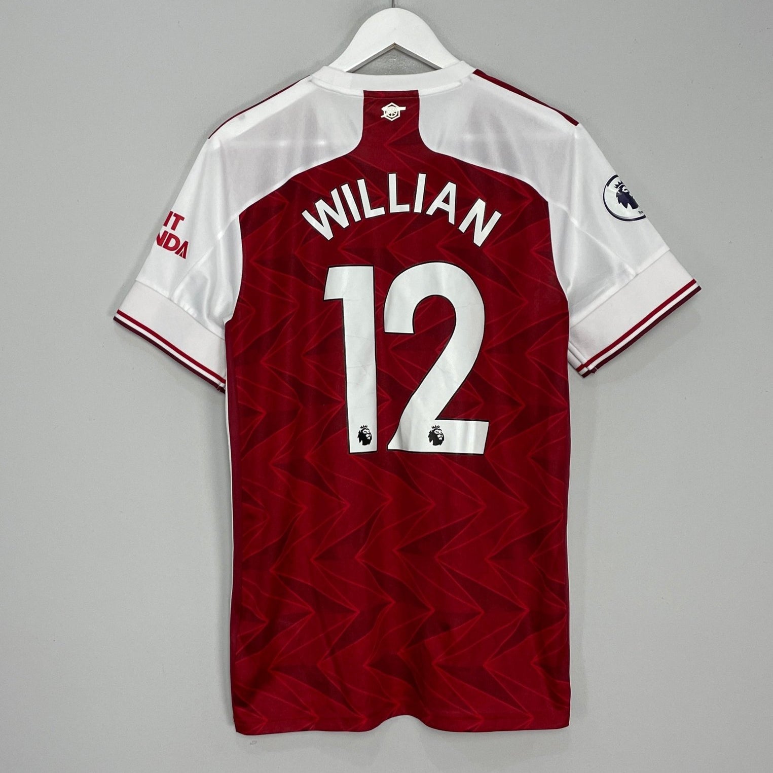 Shop 2020/21 ARSENAL WLLIAN #22 HOME SHIRT (L) ADIDAS, classic football shirts, vintage football shirts & retro soccer jerseys at Cult Kits