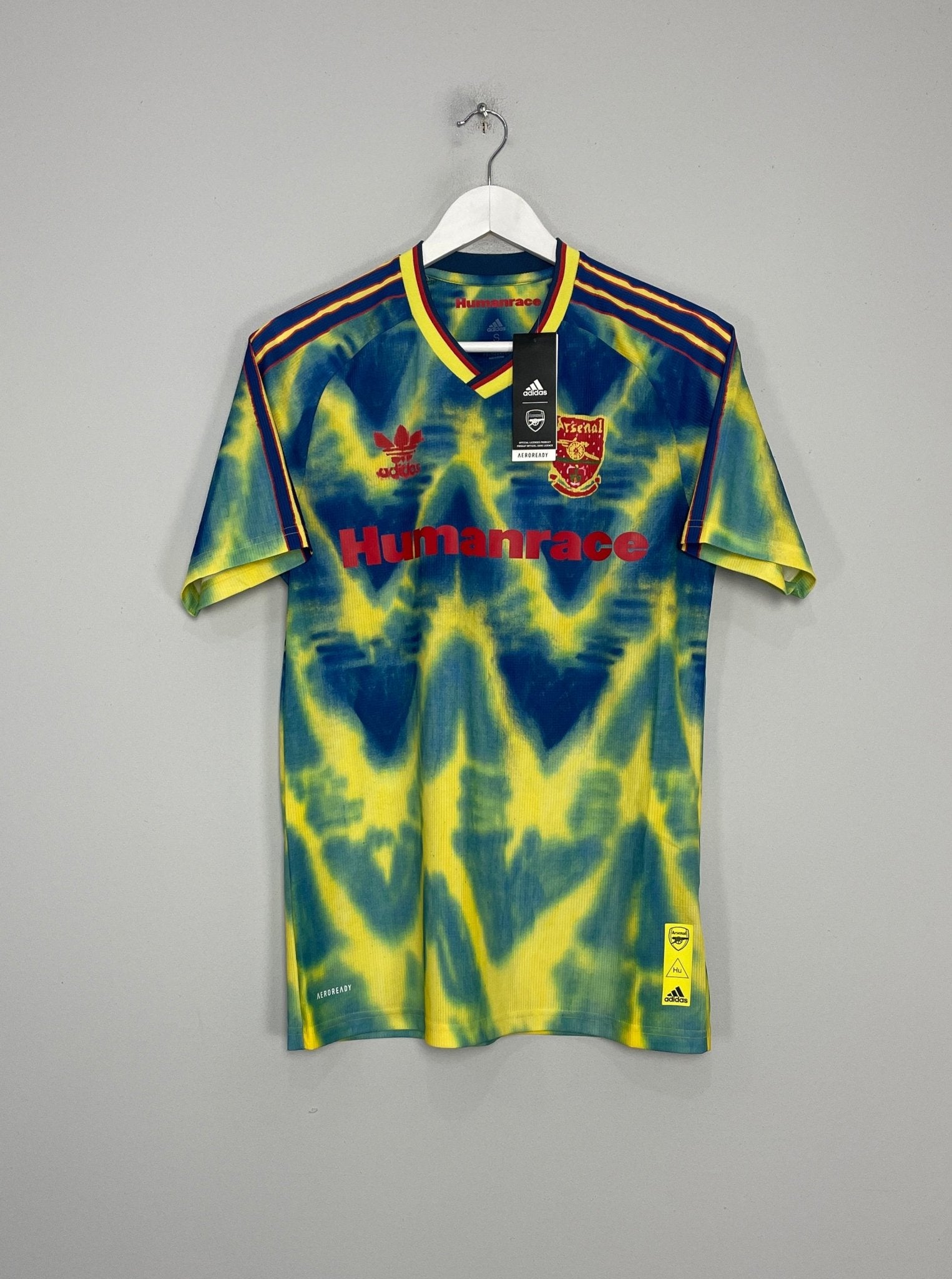 Shop 2020/21 ARSENAL X HUMAN RACE *BNWT* SHIRT (S) ADIDAS, classic football shirts, vintage football shirts & retro soccer jerseys at Cult Kits