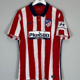 Shop 2020/21 ATLETICO MADRID HOME SHIRT (L) NIKE, classic football shirts, vintage football shirts & retro soccer jerseys at Cult Kits