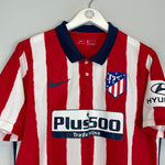 Shop 2020/21 ATLETICO MADRID HOME SHIRT (L) NIKE, classic football shirts, vintage football shirts & retro soccer jerseys at Cult Kits