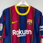 2020/21 BARCELONA MESSI 10 HOME SHIRT (XL) NIKE - Cult Kits - XL - Buy Vintage Football Shirts, Authentic Retro Football Shirts For Sale, Classic Football Shirts & Soccer Jersey