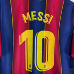 2020/21 BARCELONA MESSI 10 HOME SHIRT (XL) NIKE - Cult Kits - XL - Buy Vintage Football Shirts, Authentic Retro Football Shirts For Sale, Classic Football Shirts & Soccer Jersey