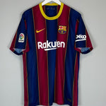 2020/21 BARCELONA MESSI 10 HOME SHIRT (XL) NIKE - Cult Kits - XL - Buy Vintage Football Shirts, Authentic Retro Football Shirts For Sale, Classic Football Shirts & Soccer Jersey