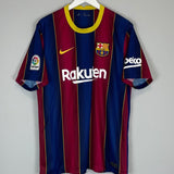 2020/21 BARCELONA MESSI 10 HOME SHIRT (XL) NIKE - Cult Kits - XL - Buy Vintage Football Shirts, Authentic Retro Football Shirts For Sale, Classic Football Shirts & Soccer Jersey