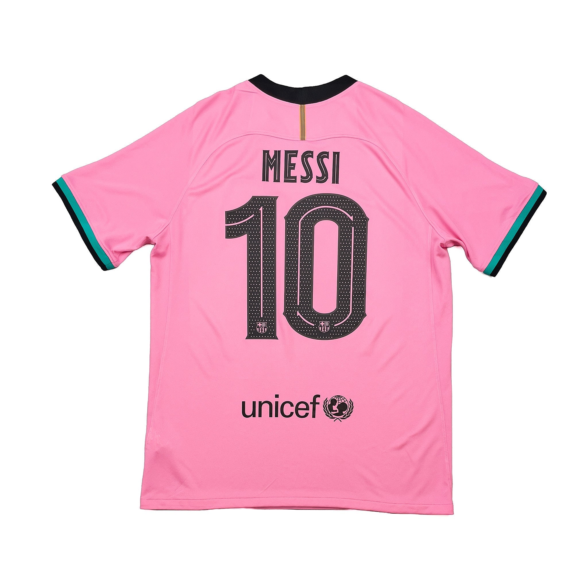 Buy 2020/21 Barcelona Messi 10 Third Shirt (L) Nike ~ Free worldwide shipping ~ Authentic Vintage Football Shirts from Cult Kits