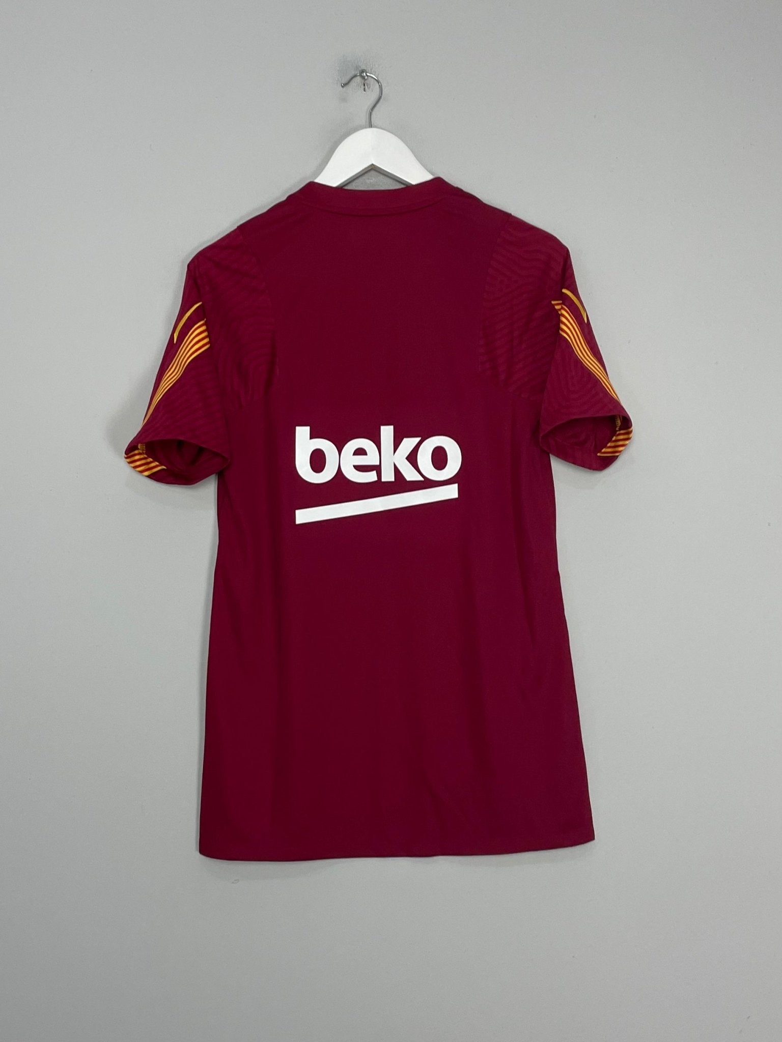 Shop 2020/21 BARCELONA TRAINING SHIRT (S) NIKE, classic football shirts, vintage football shirts & retro soccer jerseys at Cult Kits