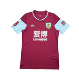 Buy 2020/21 Burnley Mee 6 *Match Issue* Fa Cup Home Shirt (M) Umbro ~ Free worldwide shipping ~ Authentic Vintage Football Shirts from Cult Kits