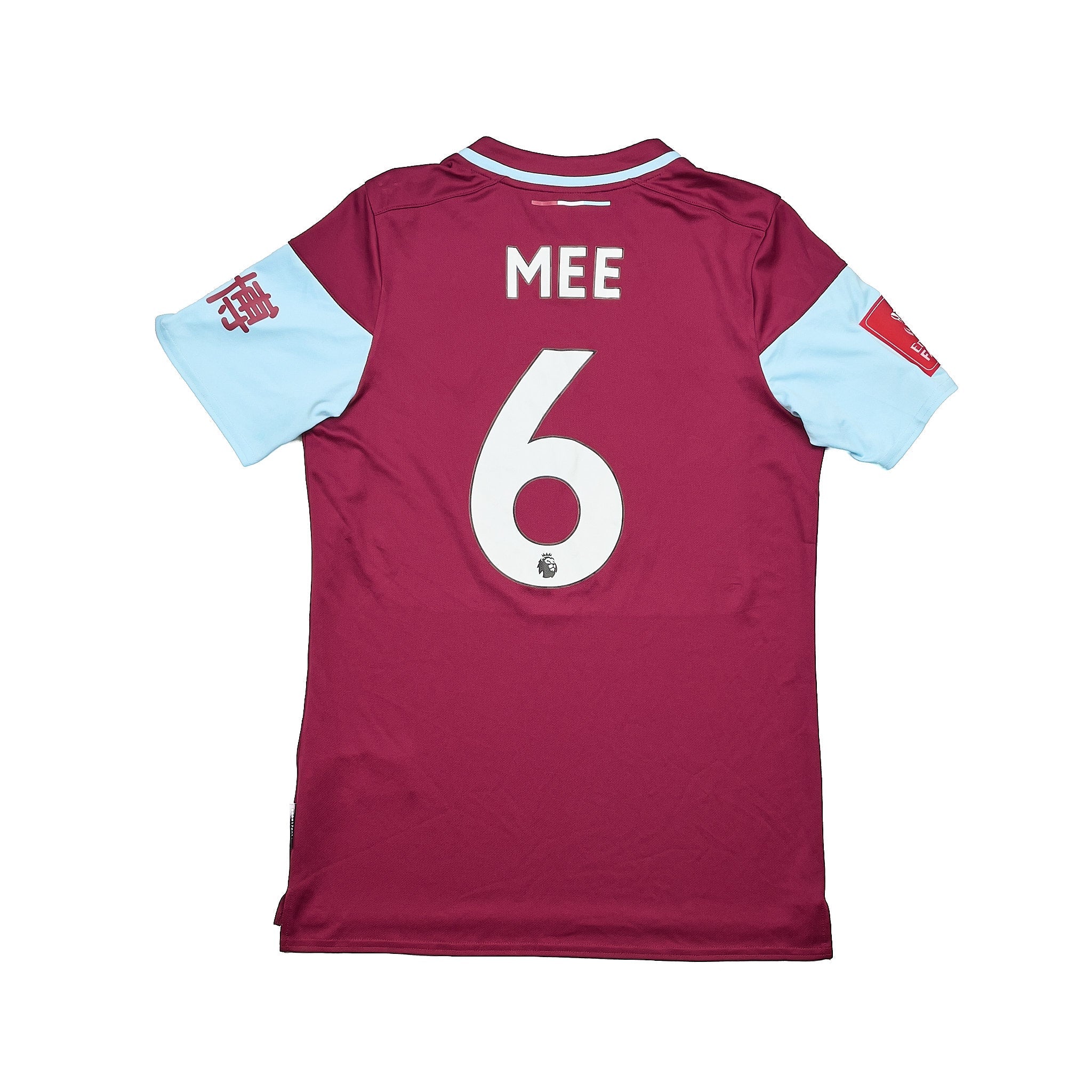 2020 21 Burnley Mee #6 *Match Issue* Fa Cup Home Shirt