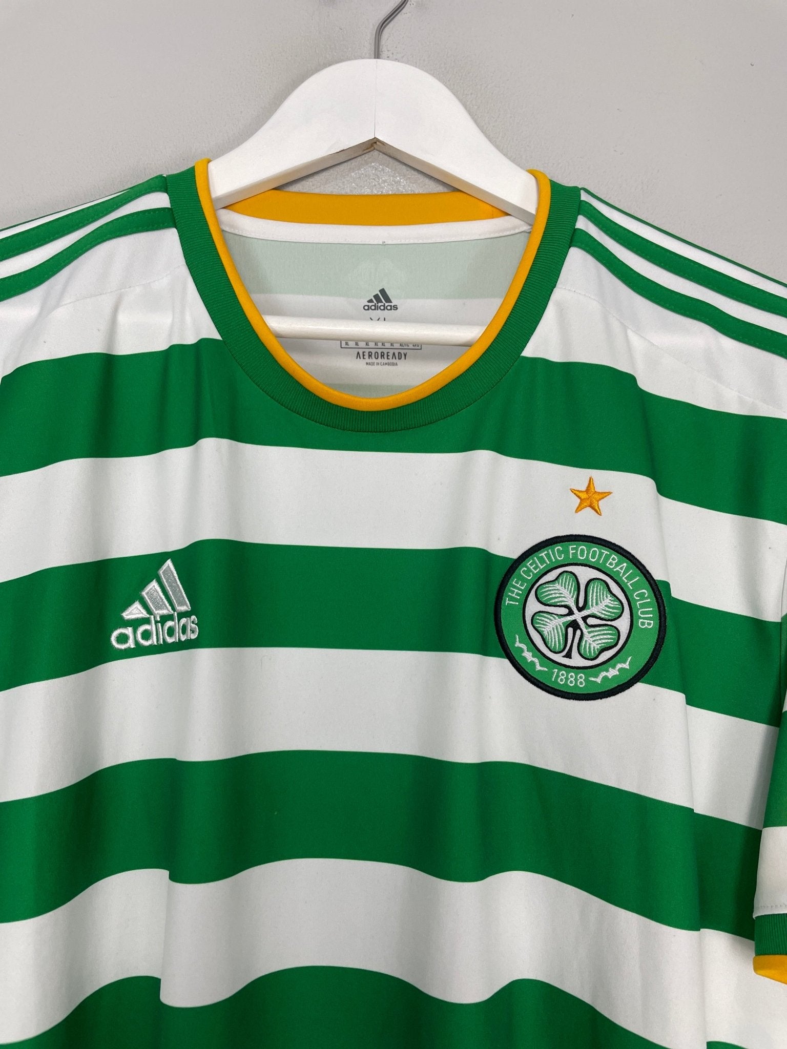 Shop 2020/21 CELTIC HOME SHIRT (XL) ADIDAS, classic football shirts, vintage football shirts & retro soccer jerseys at Cult Kits
