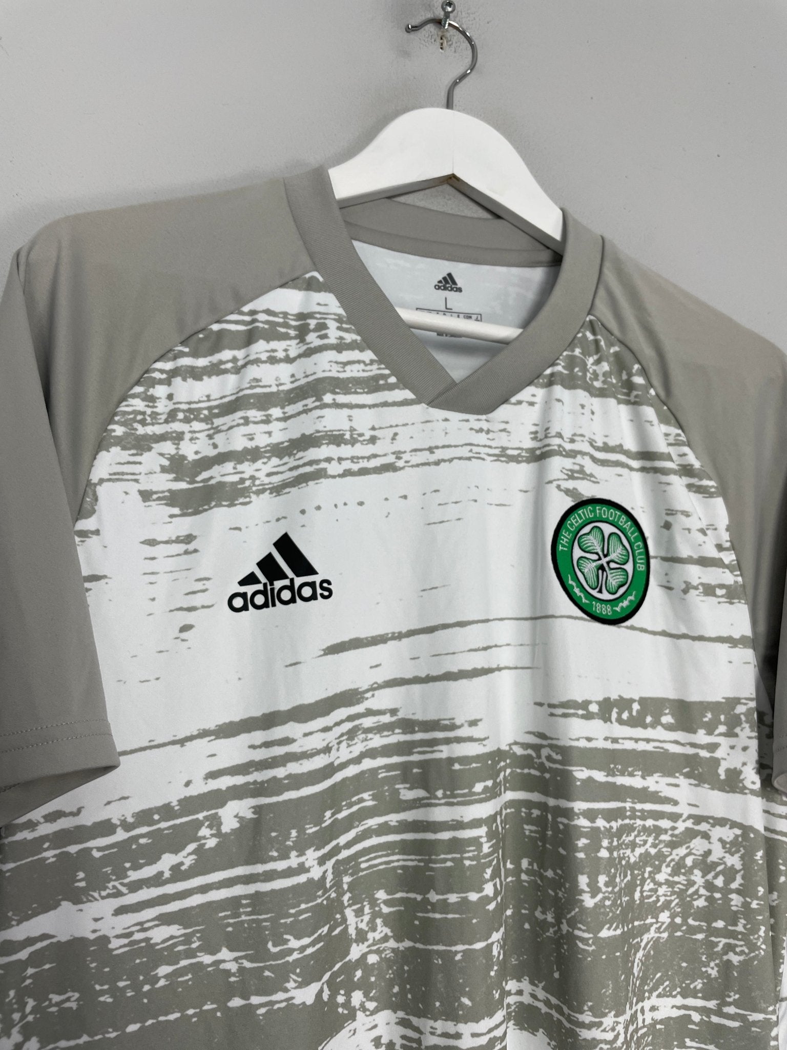 Shop 2020/21 CELTIC TRAINING SHIRT (L) ADIDAS, classic football shirts, vintage football shirts & retro soccer jerseys at Cult Kits