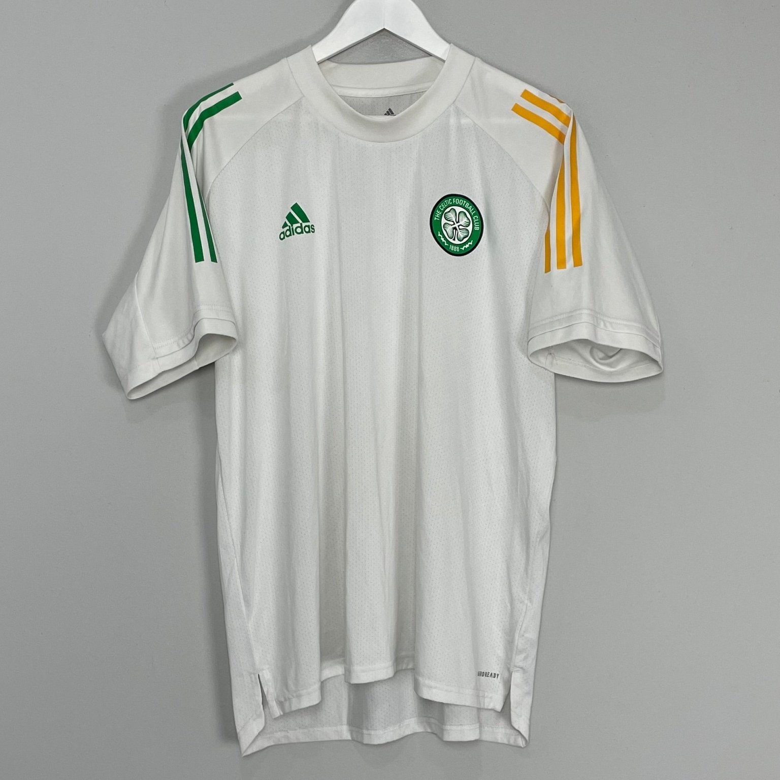 Shop 2020/21 CELTIC TRAINING SHIRT (XL) ADIDAS, classic football shirts, vintage football shirts & retro soccer jerseys at Cult Kits