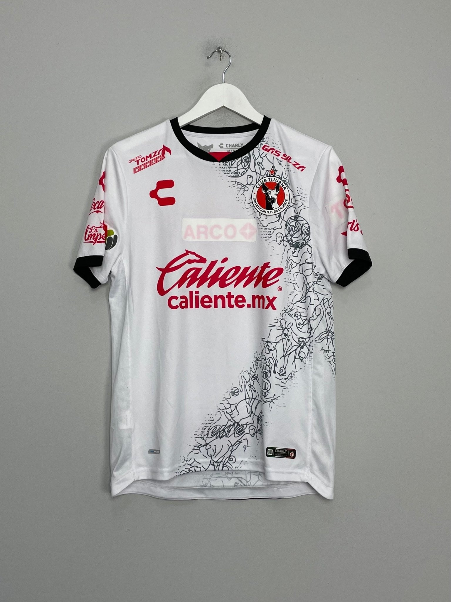 Shop 2020/21 CLUB TIJUANA CHRISTIAN #14 *MATCH ISSUED* AWAY SHIRT (M) CHARLY, classic football shirts, vintage football shirts & retro soccer jerseys at Cult Kits