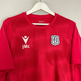 Shop 2020/21 DUNDEE FC *STAFF ISSUE* TRAINING SHIRT (L) MACRON, classic football shirts, vintage football shirts & retro soccer jerseys at Cult Kits
