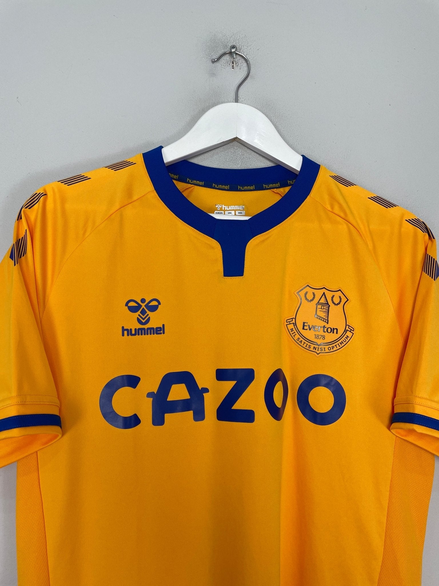 Shop 2020/21 EVERTON AWAY SHIRT (L) HUMMEL, classic football shirts, vintage football shirts & retro soccer jerseys at Cult Kits