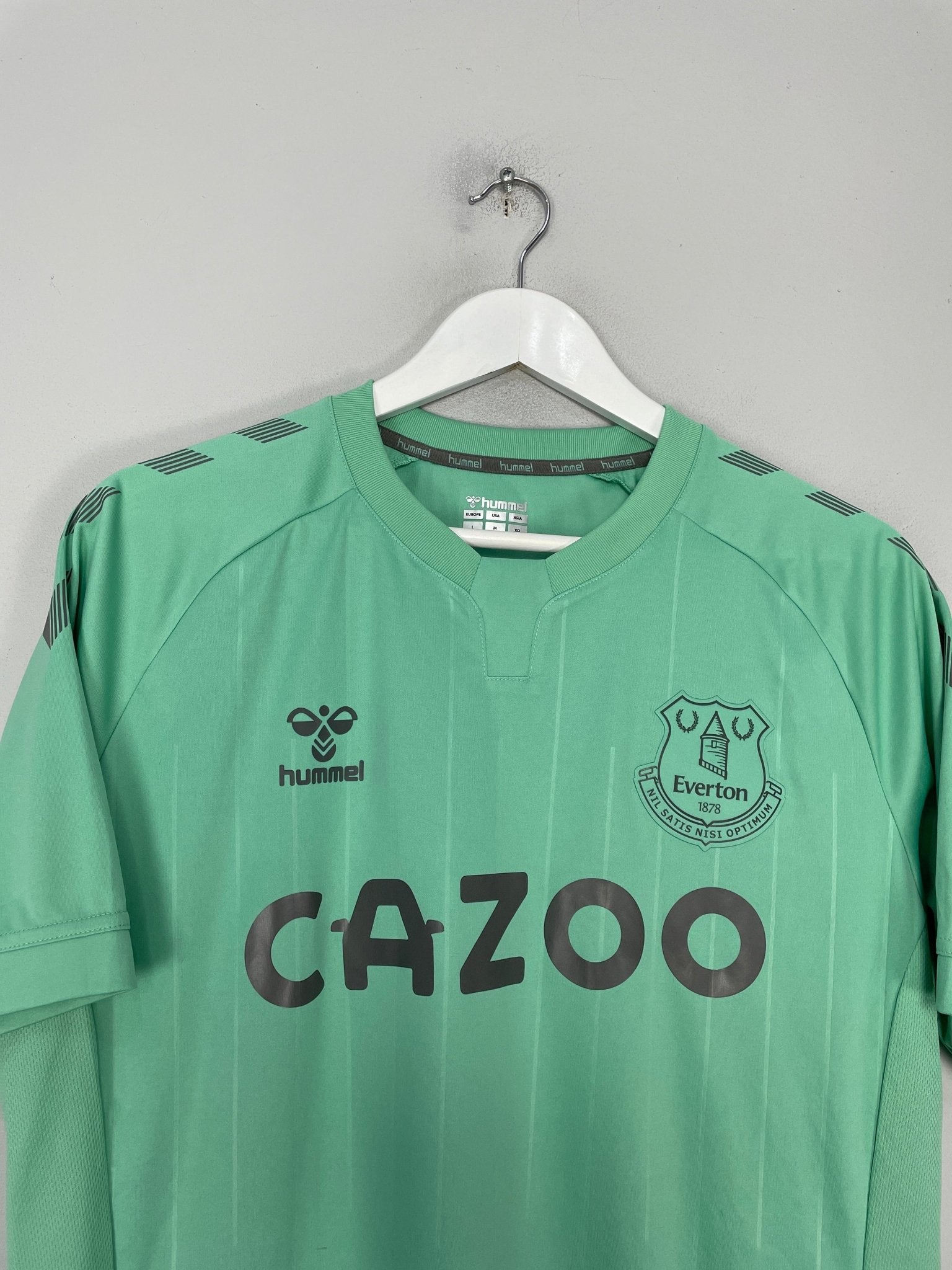 Shop 2020/21 EVERTON THIRD SHIRT (L) HUMMEL, classic football shirts, vintage football shirts & retro soccer jerseys at Cult Kits