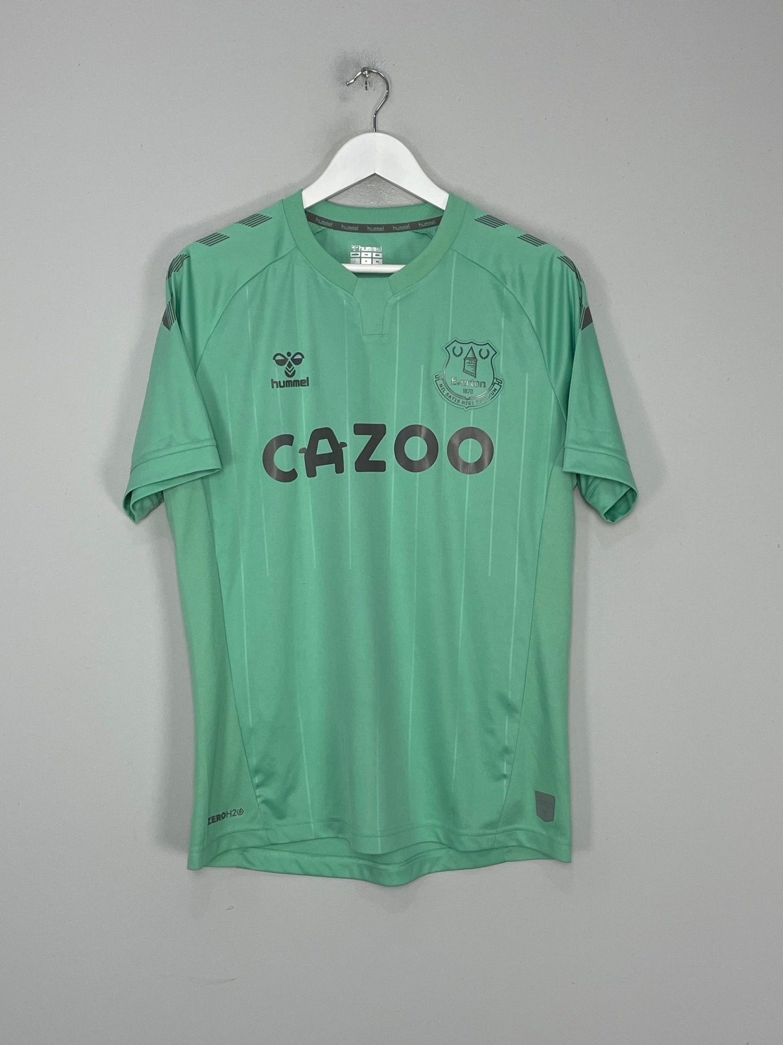 Shop 2020/21 EVERTON THIRD SHIRT (L) HUMMEL, classic football shirts, vintage football shirts & retro soccer jerseys at Cult Kits