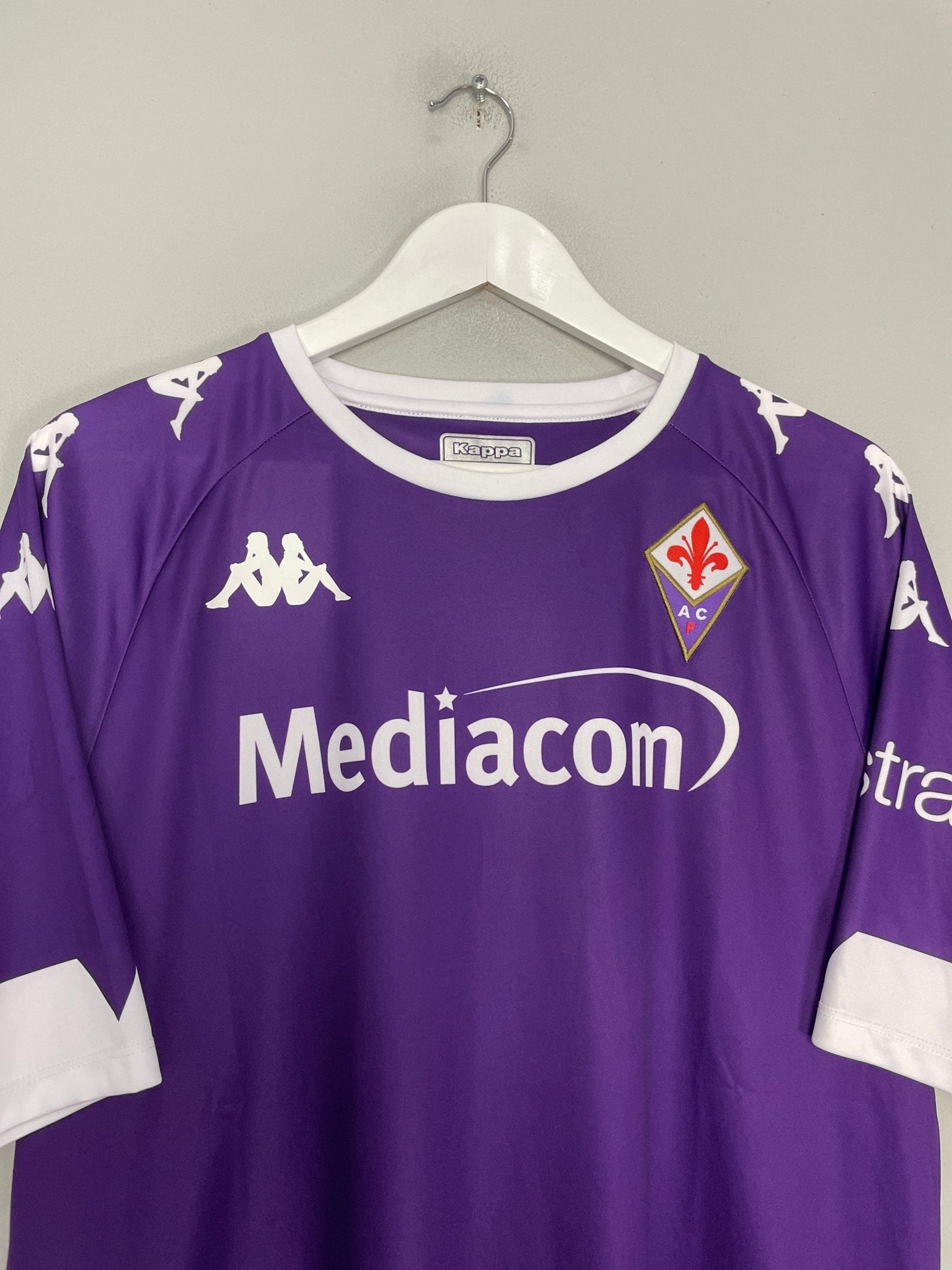 Shop 2020/21 FIORENTINA VLAHOVIC #9 HOME SHIRT (XL) KAPPA, classic football shirts, vintage football shirts & retro soccer jerseys at Cult Kits