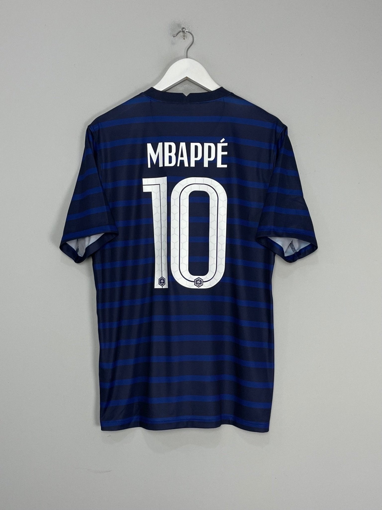 Shop 2020/21 FRANCE MBAPPE #10 HOME SHIRT (L) NIKE, classic football shirts, vintage football shirts & retro soccer jerseys at Cult Kits