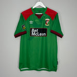 Shop 2020/21 GLENTORAN FC HOME SHIRT (L) UMBRO, classic football shirts, vintage football shirts & retro soccer jerseys at Cult Kits