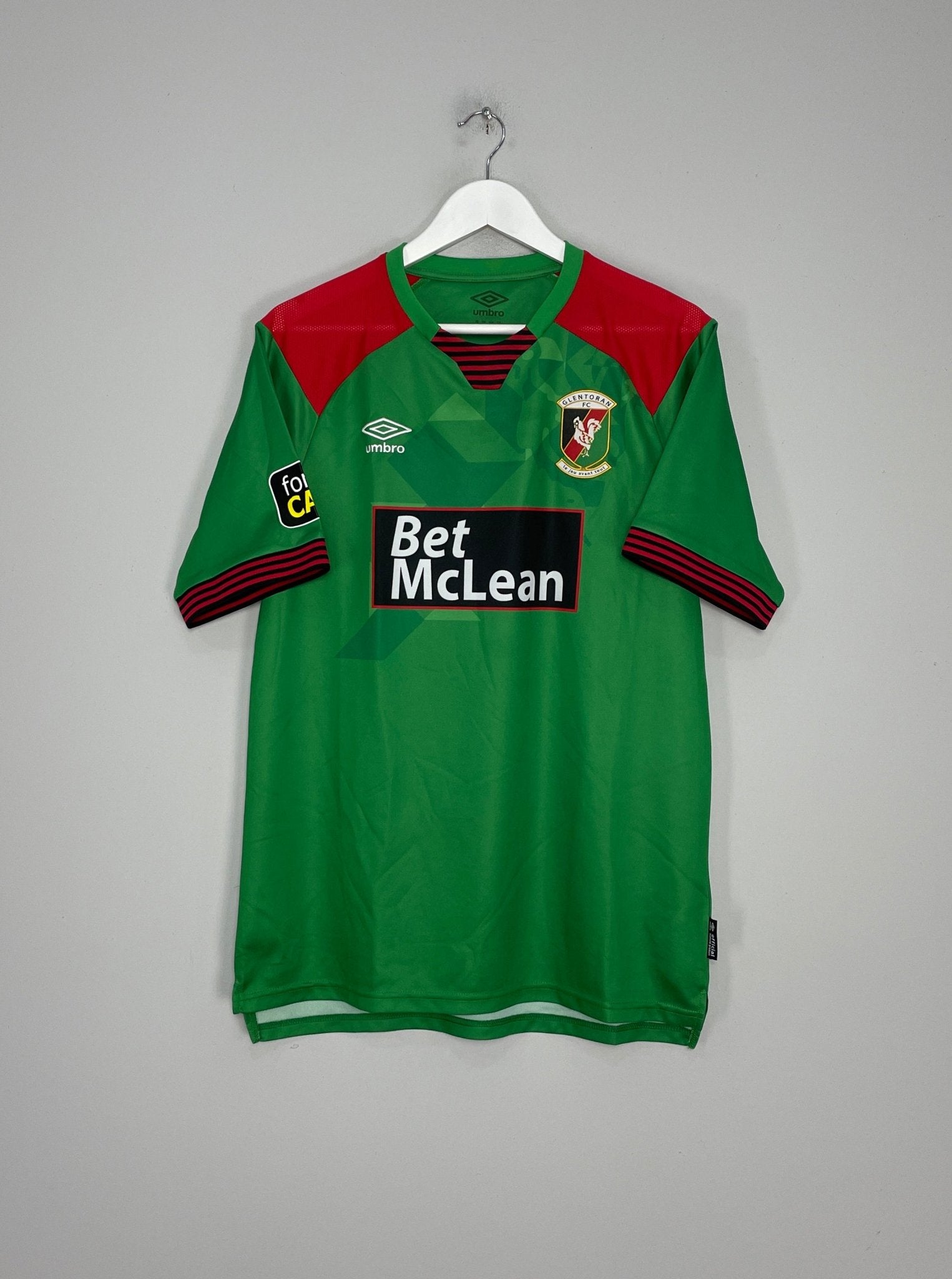 Shop 2020/21 GLENTORAN FC HOME SHIRT (L) UMBRO, classic football shirts, vintage football shirts & retro soccer jerseys at Cult Kits