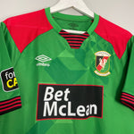 Shop 2020/21 GLENTORAN FC HOME SHIRT (L) UMBRO, classic football shirts, vintage football shirts & retro soccer jerseys at Cult Kits