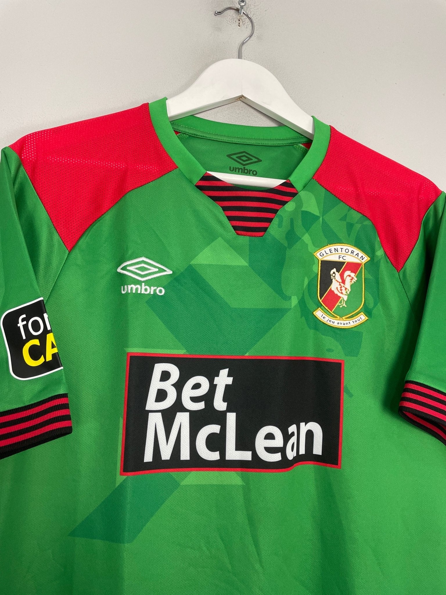 Shop 2020/21 GLENTORAN FC HOME SHIRT (L) UMBRO, classic football shirts, vintage football shirts & retro soccer jerseys at Cult Kits