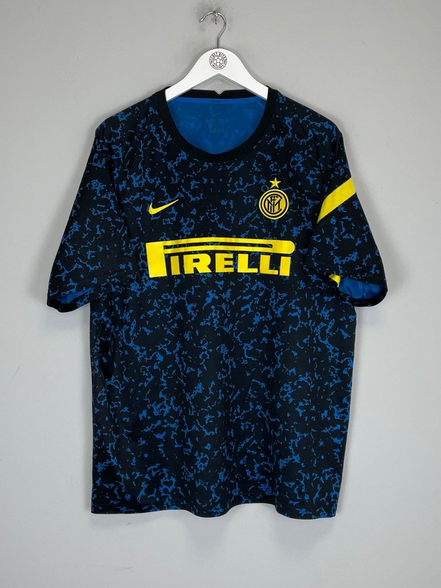 2020/21 INTER MILAN PRE - MATCH SHIRT (XXL) NIKE - Cult Kits - XXL - Buy Vintage Football Shirts, Authentic Retro Football Shirts For Sale, Classic Football Shirts & Soccer Jersey