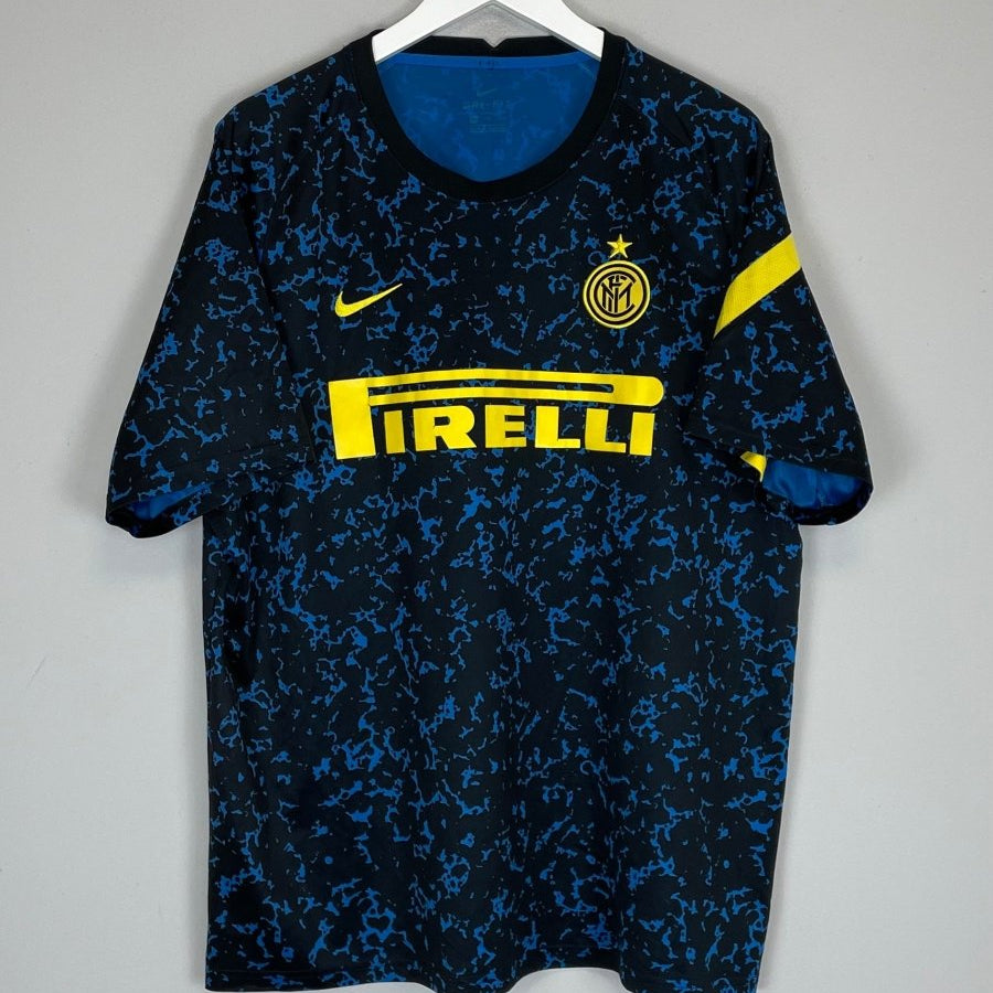 2020/21 INTER MILAN PRE - MATCH SHIRT (XXL) NIKE - Cult Kits - XXL - Buy Vintage Football Shirts, Authentic Retro Football Shirts For Sale, Classic Football Shirts & Soccer Jersey