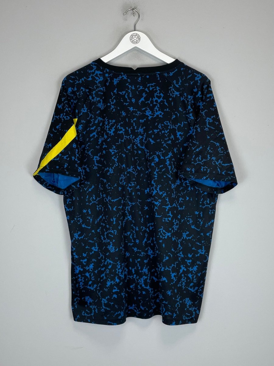 2020/21 INTER MILAN PRE - MATCH SHIRT (XXL) NIKE - Cult Kits - XXL - Buy Vintage Football Shirts, Authentic Retro Football Shirts For Sale, Classic Football Shirts & Soccer Jersey
