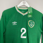 Shop 2020/21 IRELAND COLEMAN #2 *BNWT* L/S HOME SHIRT (S) UMBRO, classic football shirts, vintage football shirts & retro soccer jerseys at Cult Kits