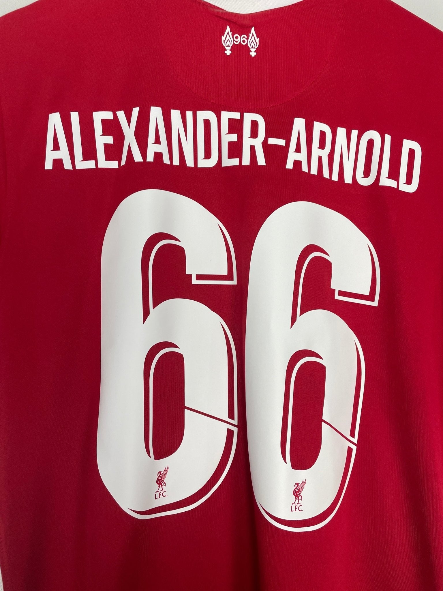 Shop 2020/21 LIVERPOOL ALEXANDER-ARNOLD #66 HOME SHIRT (M) NIKE, classic football shirts, vintage football shirts & retro soccer jerseys at Cult Kits