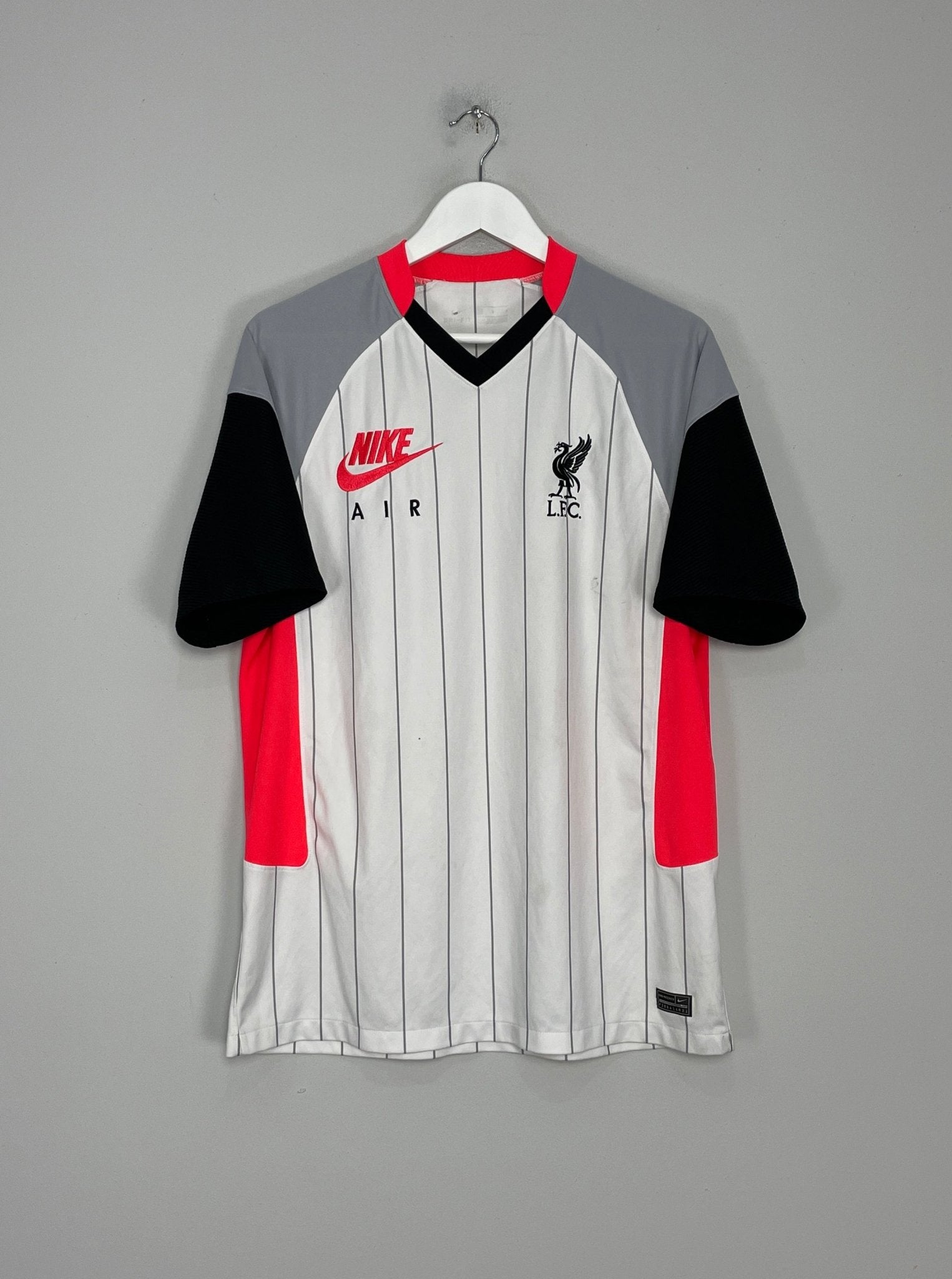Shop 2020/21 LIVERPOOL TRAINING SHIRT (L) NIKE, classic football shirts, vintage football shirts & retro soccer jerseys at Cult Kits
