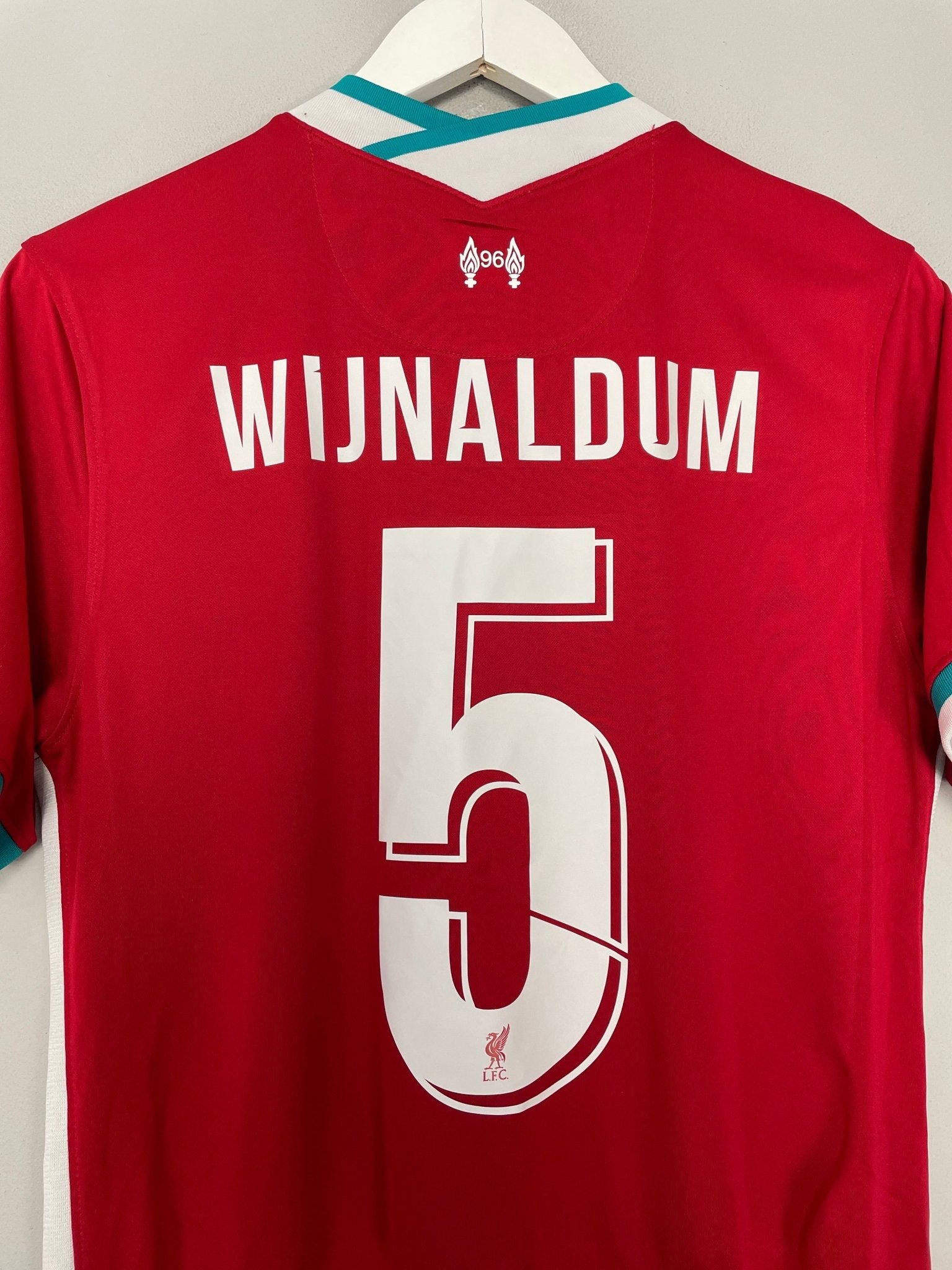 Shop 2020/21 LIVERPOOL WIJNALDUM #5 HOME SHIRT (M) NIKE, classic football shirts, vintage football shirts & retro soccer jerseys at Cult Kits