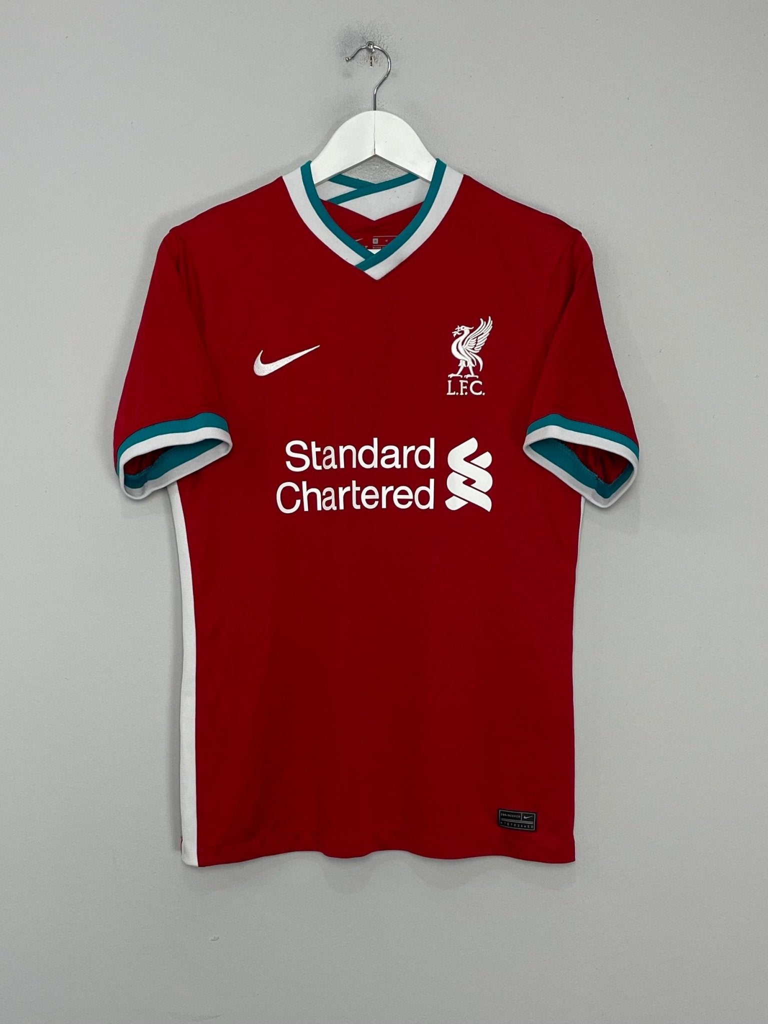Shop 2020/21 LIVERPOOL WIJNALDUM #5 HOME SHIRT (M) NIKE, classic football shirts, vintage football shirts & retro soccer jerseys at Cult Kits