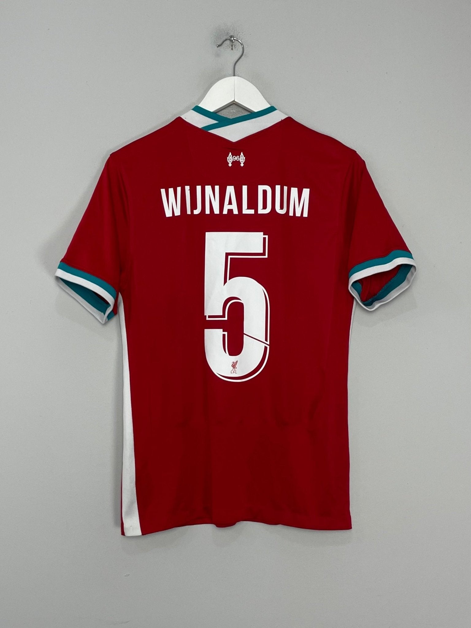 Shop 2020/21 LIVERPOOL WIJNALDUM #5 HOME SHIRT (M) NIKE, classic football shirts, vintage football shirts & retro soccer jerseys at Cult Kits