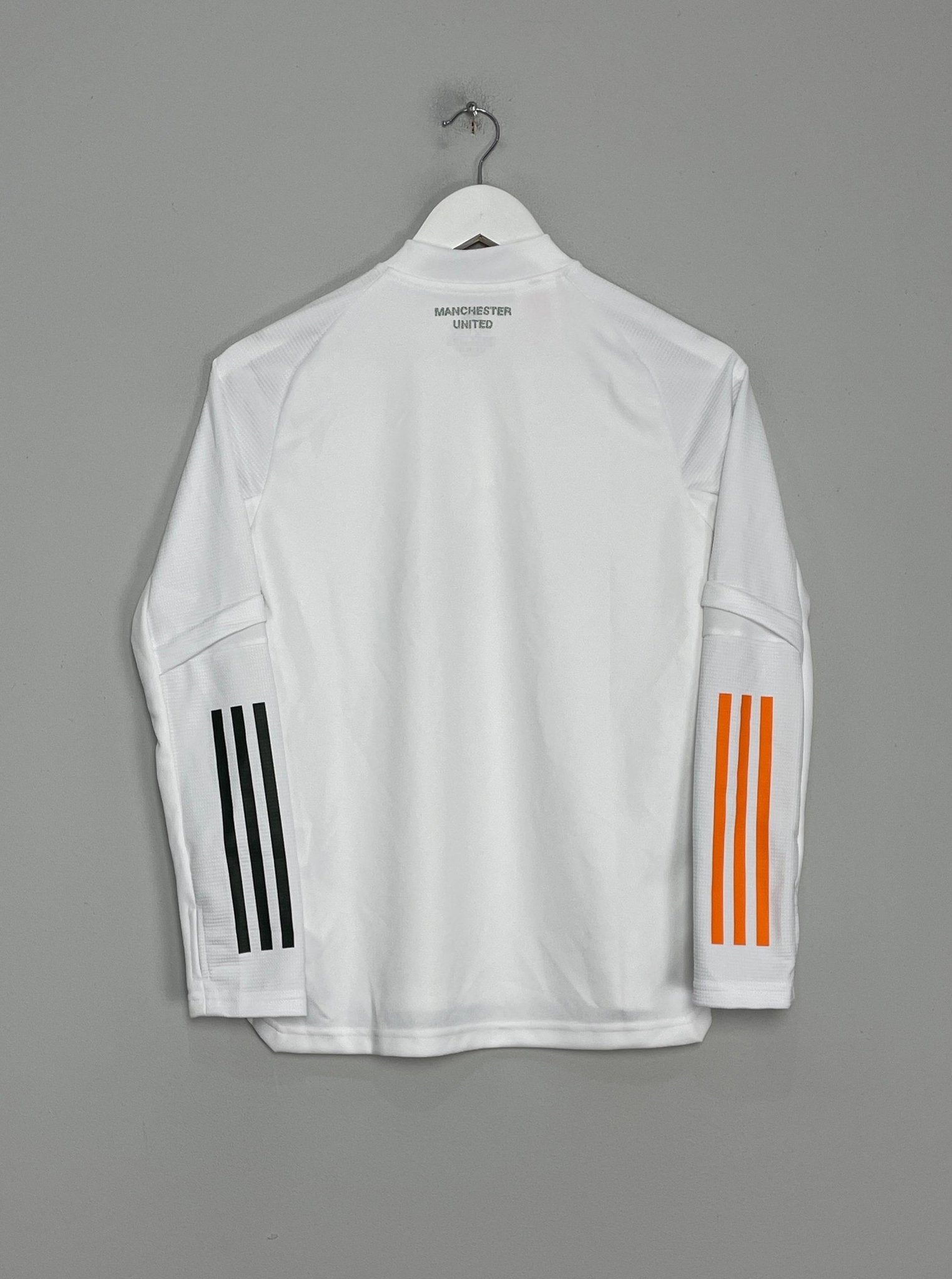 Shop 2020/21 MANCHESTER UNITED 1/4 ZIP TRAINING SHIRT (M.KIDS) ADIDAS, classic football shirts, vintage football shirts & retro soccer jerseys at Cult Kits