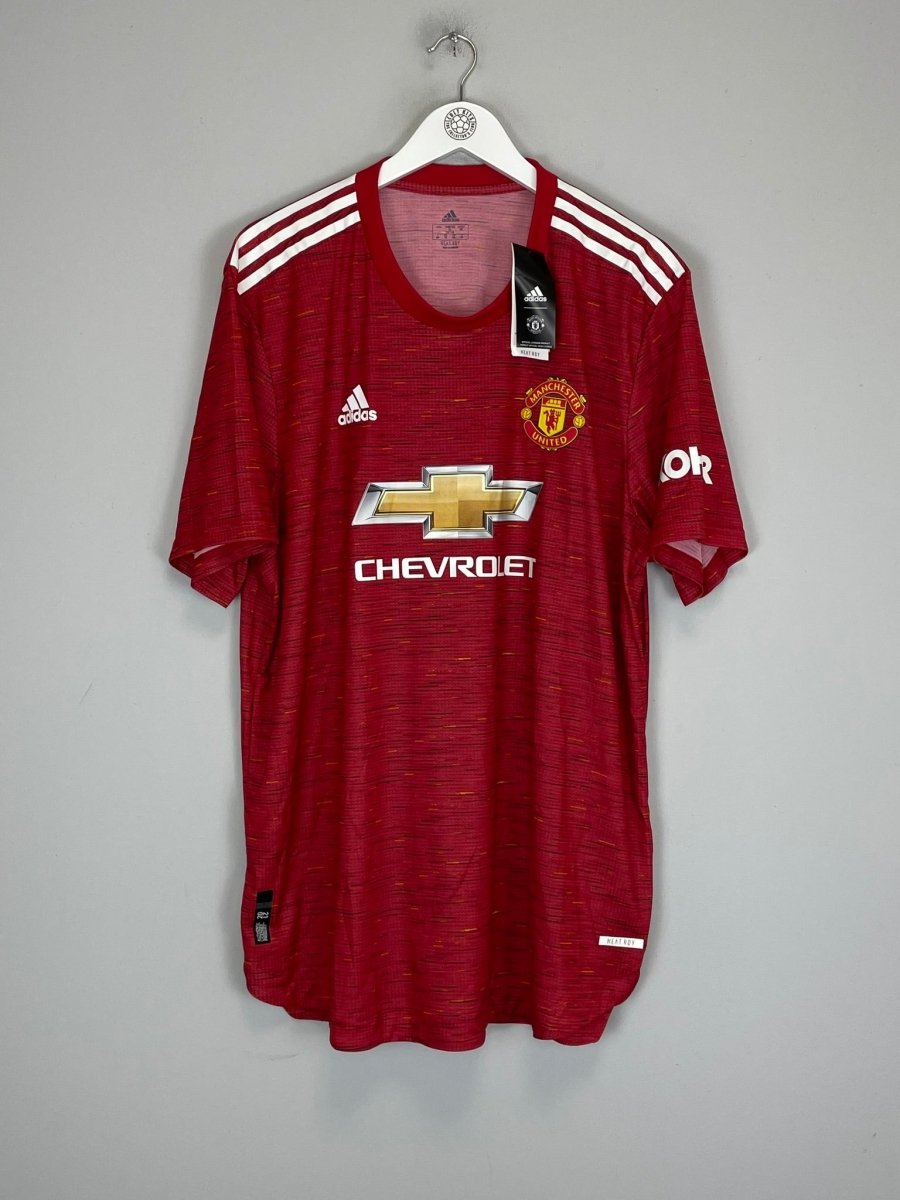 2020/21 MANCHESTER UNITED *BNWT* AUTHENTIC HOME SHIRT (XXL) ADIDAS - Cult Kits - XXL - Buy Vintage Football Shirts, Authentic Retro Football Shirts For Sale, Classic Football Shirts & Soccer Jersey