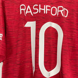 Shop 2020/21 MANCHESTER UNITED RASHFORD #10 HOME SHIRT (XL) ADIDAS, classic football shirts, vintage football shirts & retro soccer jerseys at Cult Kits