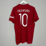 Shop 2020/21 MANCHESTER UNITED RASHFORD #10 HOME SHIRT (XL) ADIDAS, classic football shirts, vintage football shirts & retro soccer jerseys at Cult Kits