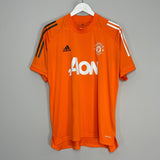 Shop 2020/21 MANCHESTER UNITED TRAINING SHIRT (L) ADIDAS, classic football shirts, vintage football shirts & retro soccer jerseys at Cult Kits